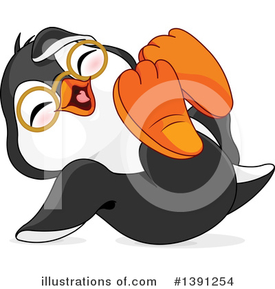 Royalty-Free (RF) Penguin Clipart Illustration by Pushkin - Stock Sample #1391254