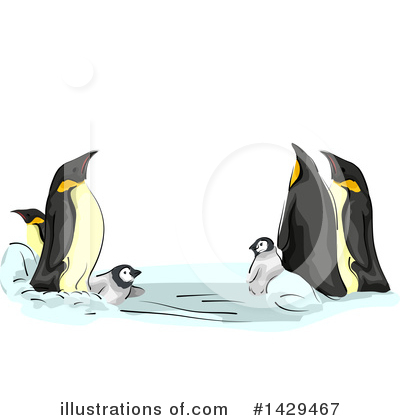 Penguins Clipart #1429467 by BNP Design Studio