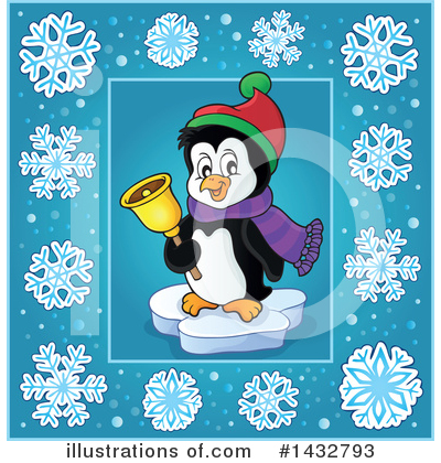 Royalty-Free (RF) Penguin Clipart Illustration by visekart - Stock Sample #1432793