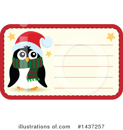 Royalty-Free (RF) Penguin Clipart Illustration by visekart - Stock Sample #1437257