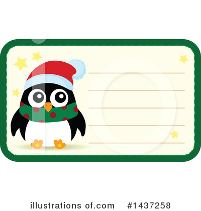 Royalty-Free (RF) Penguin Clipart Illustration by visekart - Stock Sample #1437258