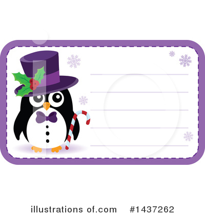 Royalty-Free (RF) Penguin Clipart Illustration by visekart - Stock Sample #1437262