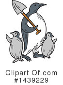Penguin Clipart #1439229 by patrimonio