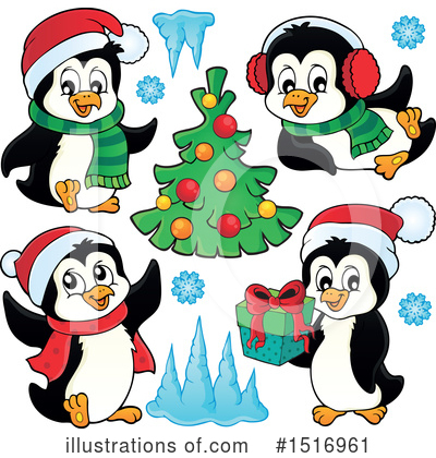 Royalty-Free (RF) Penguin Clipart Illustration by visekart - Stock Sample #1516961