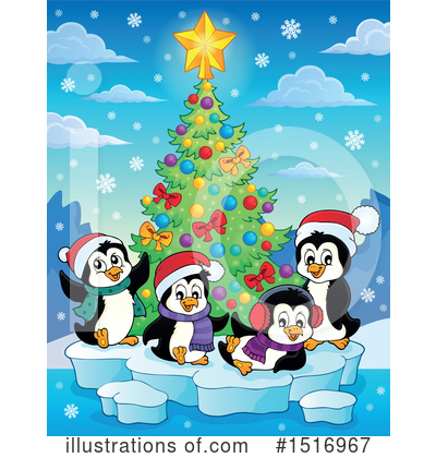 Royalty-Free (RF) Penguin Clipart Illustration by visekart - Stock Sample #1516967