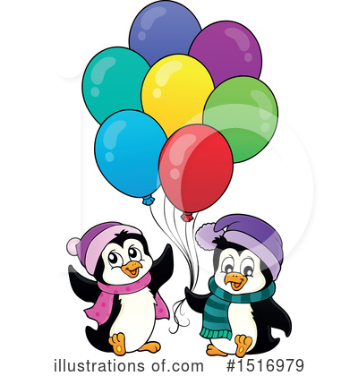 Royalty-Free (RF) Penguin Clipart Illustration by visekart - Stock Sample #1516979