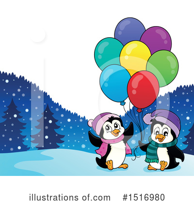 Royalty-Free (RF) Penguin Clipart Illustration by visekart - Stock Sample #1516980