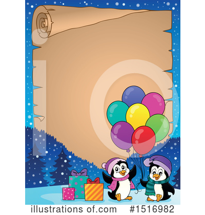 Royalty-Free (RF) Penguin Clipart Illustration by visekart - Stock Sample #1516982