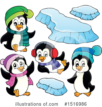 Royalty-Free (RF) Penguin Clipart Illustration by visekart - Stock Sample #1516986