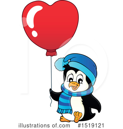 Royalty-Free (RF) Penguin Clipart Illustration by visekart - Stock Sample #1519121