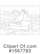 Penguin Clipart #1567783 by Alex Bannykh