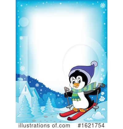 Royalty-Free (RF) Penguin Clipart Illustration by visekart - Stock Sample #1621754
