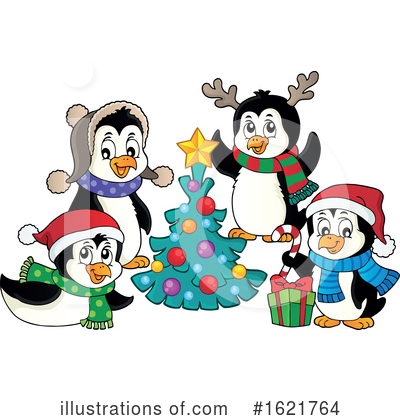 Royalty-Free (RF) Penguin Clipart Illustration by visekart - Stock Sample #1621764