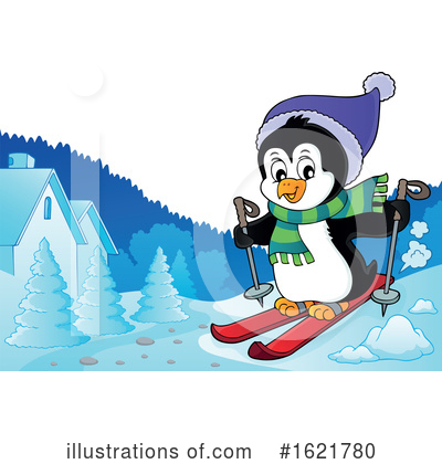 Royalty-Free (RF) Penguin Clipart Illustration by visekart - Stock Sample #1621780