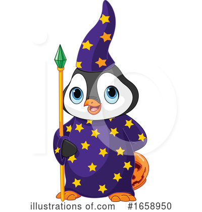 Royalty-Free (RF) Penguin Clipart Illustration by Pushkin - Stock Sample #1658950