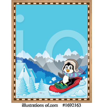 Royalty-Free (RF) Penguin Clipart Illustration by visekart - Stock Sample #1692163