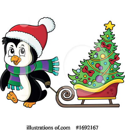 Royalty-Free (RF) Penguin Clipart Illustration by visekart - Stock Sample #1692167