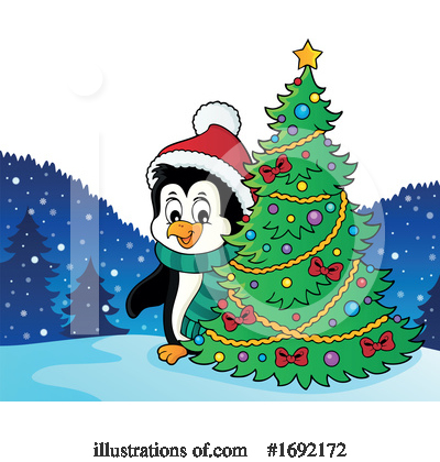 Royalty-Free (RF) Penguin Clipart Illustration by visekart - Stock Sample #1692172