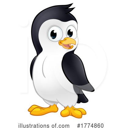 Penguins Clipart #1774860 by AtStockIllustration
