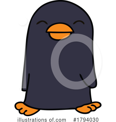 Royalty-Free (RF) Penguin Clipart Illustration by lineartestpilot - Stock Sample #1794030