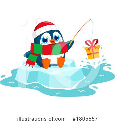 Royalty-Free (RF) Penguin Clipart Illustration by Hit Toon - Stock Sample #1805557