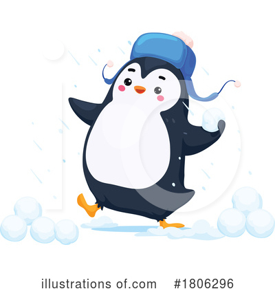 Snowball Fight Clipart #1806296 by Vector Tradition SM