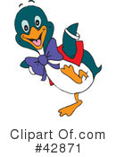 Penguin Clipart #42871 by Dennis Holmes Designs