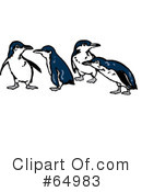 Penguin Clipart #64983 by Dennis Holmes Designs