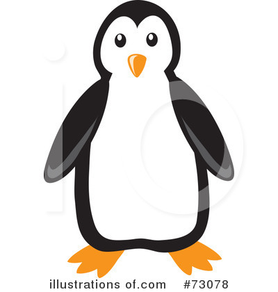 Royalty-Free (RF) Penguin Clipart Illustration by Rosie Piter - Stock Sample #73078