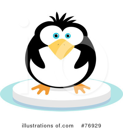 Royalty-Free (RF) Penguin Clipart Illustration by Qiun - Stock Sample #76929