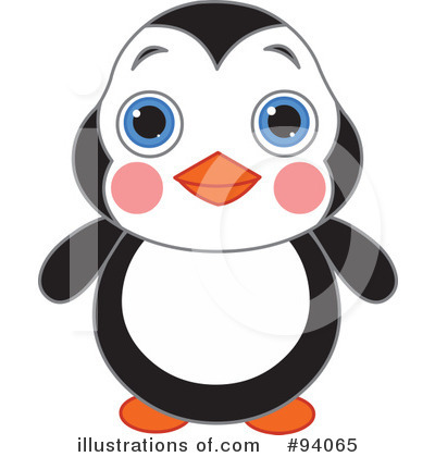 Royalty-Free (RF) Penguin Clipart Illustration by Pushkin - Stock Sample #94065