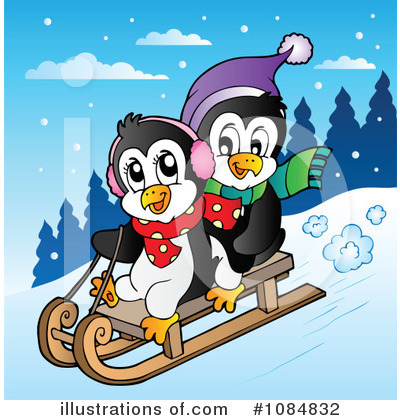 Royalty-Free (RF) Penguins Clipart Illustration by visekart - Stock Sample #1084832