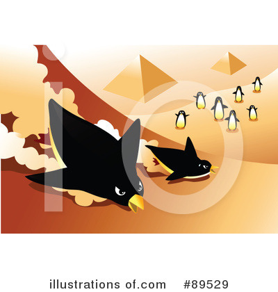 Royalty-Free (RF) Penguins Clipart Illustration by mayawizard101 - Stock Sample #89529