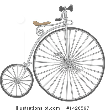 Bicycle Clipart #1426597 by Alex Bannykh