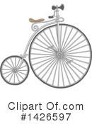 Penny Farthing Clipart #1426597 by Alex Bannykh