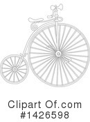 Penny Farthing Clipart #1426598 by Alex Bannykh