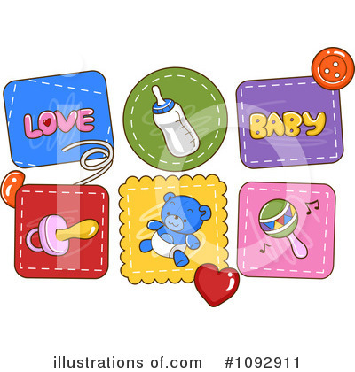 Baby Items Clipart #1092911 by BNP Design Studio