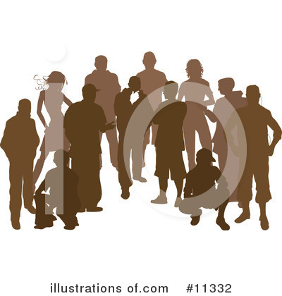 Crowd Clipart #11332 by AtStockIllustration