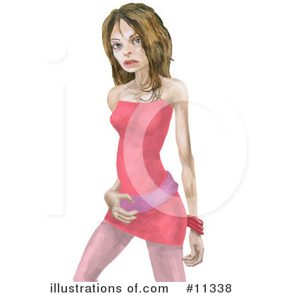 Dress Clipart #11338 by AtStockIllustration