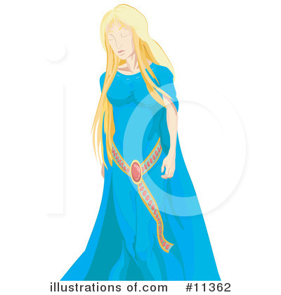 Princess Clipart #11362 by AtStockIllustration