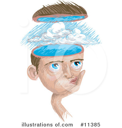 Clouds Clipart #11385 by AtStockIllustration