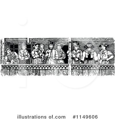 Royalty-Free (RF) People Clipart Illustration by Prawny Vintage - Stock Sample #1149606