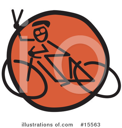 Bicycling Clipart #15563 by Andy Nortnik