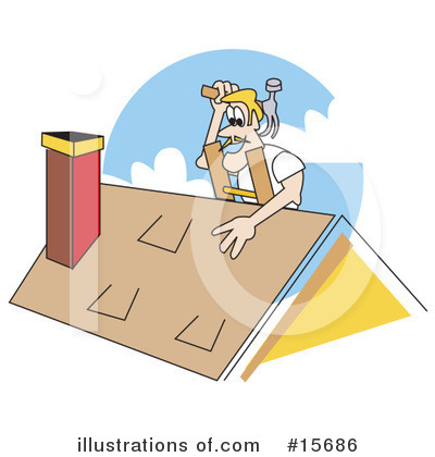 Roofer Clipart #15686 by Andy Nortnik