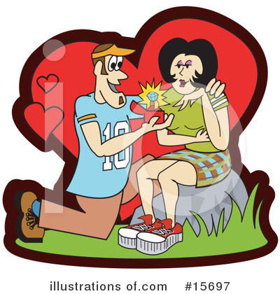 Marriage Proposal Clipart #15697 by Andy Nortnik