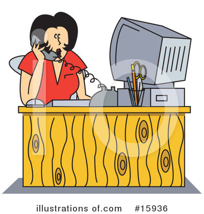 Secretary Clipart #15936 by Andy Nortnik