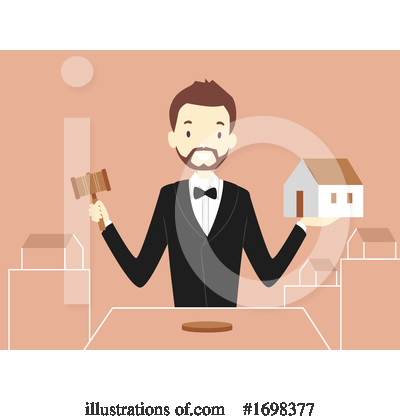 Auctioneer Clipart #1698377 by BNP Design Studio