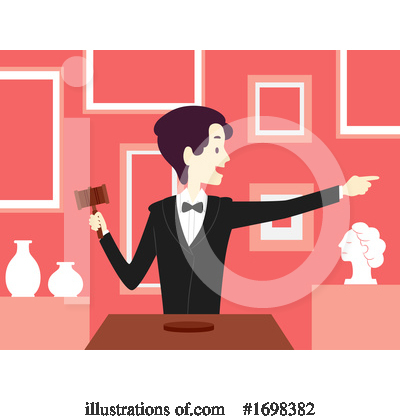 Auctioneer Clipart #1698382 by BNP Design Studio