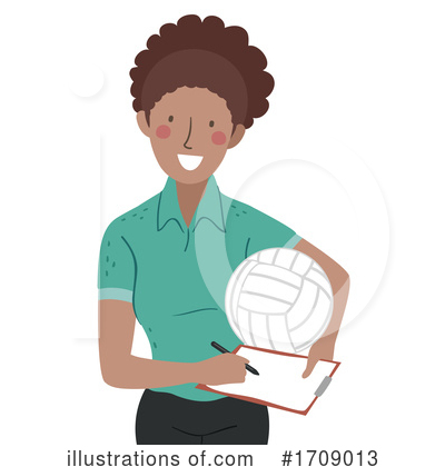 Volleyball Clipart #1709013 by BNP Design Studio