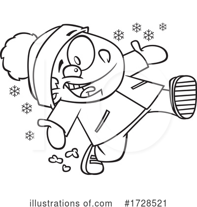 Snowing Clipart #1728521 by toonaday